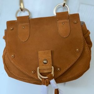 See by Chloe Collins Mini Suede Saddle Bag